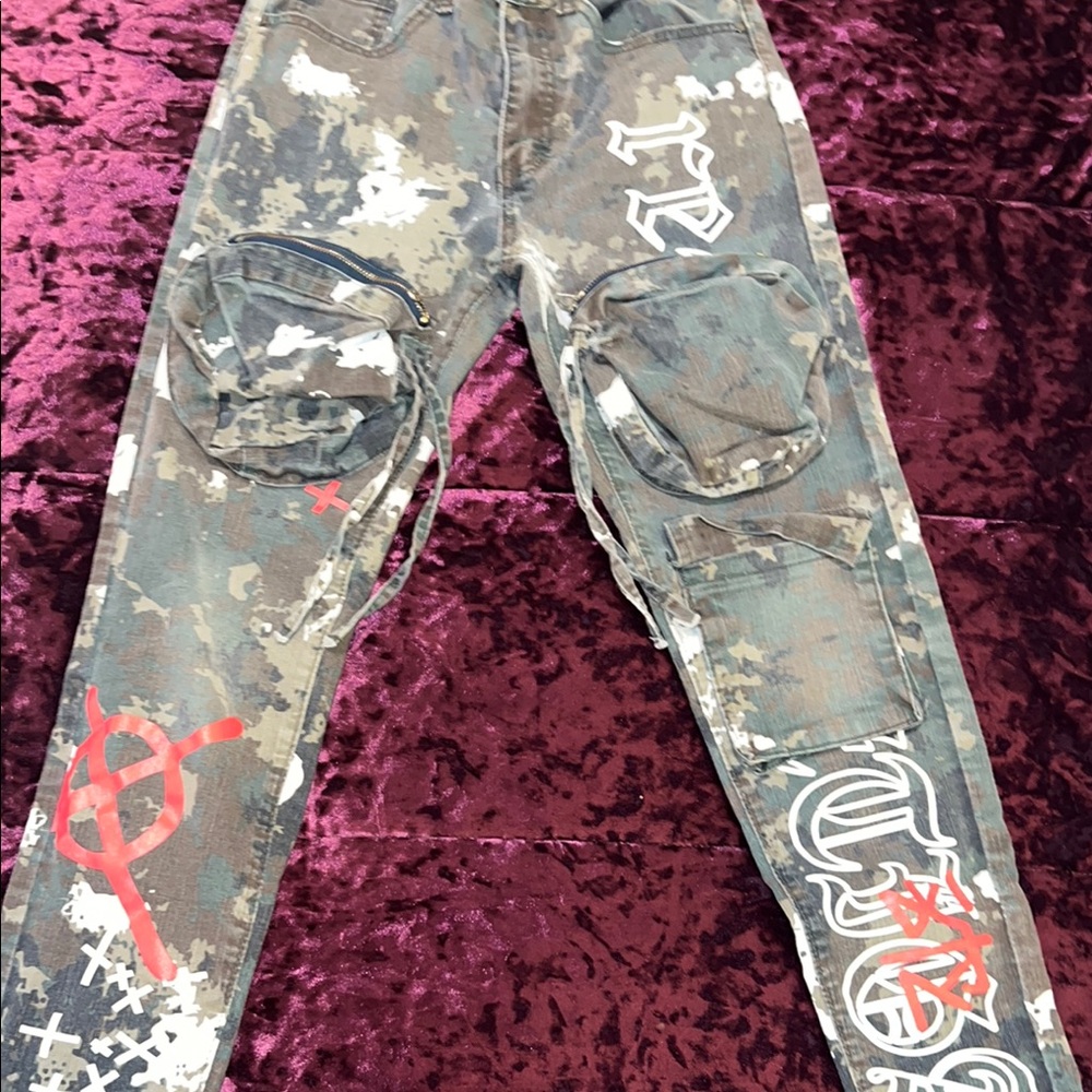 Camouflage Graphic Men's Jeans